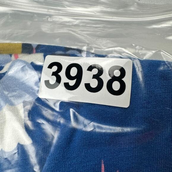 Boden Top Womens 14 Blue Floral Long Sleeve Faux Wrap Jersey Preppy Career - Picture 12 of 12